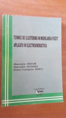 Tehnici de clustering in modelarea fuzzy. Aplicatii in electroenergetica- Gh.Cartina, Gh.Grigoras foto