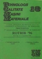 TCMM 18 - Lucrari stiintifice prezentate la a 7-a Conferinta de tribologie Proceedings ROTRIB 96, Bucuresti 1996