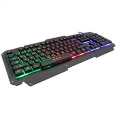Tastatura Gaming MS Elite C330, RGB, USB, Layout UK (Negru)