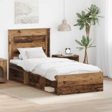 Cumpara ieftin Cadru de pat Lemn vechi 100 x 200 cm Lemn de pin masiv