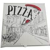 Cutii Pizza Albe, 45cm, Set 50buc