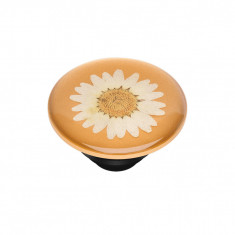 Suport Selfie Pentru Telefon Popsockets PopTop - Pressed Flower Daisy White