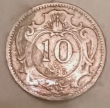 CY - 10 heller 1895 Austria / circulata