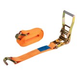 Chinga de transport cu clichet 5 m x 50 mm, 5T, cu carlige din otel