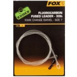 Cumpara ieftin Montura Fox Fluorocarbon Fused Leaders Nr.7 75cm
