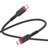 Cablu Date si Incarcare USB-C - USB-C HOCO X59 Victory, 60W, 3m, Negru