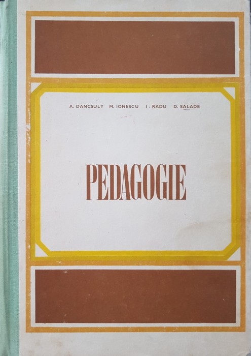 PEDAGOGIE - Dancsuly, Ionescu