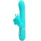 Frumos iubire - Vibrator Multifuncțional Rabbit 4 &Icirc;n 1 Fluture Aqua Verde