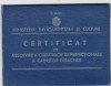 TSV @ - CERTIFICAT DE ABSOLVIRE A CURSURILOR DE PERFECTIONARE A CADRELOR DIDACTICE, MINISTERUL INVATAMANTULUI SI CULTURII RPR, 1959, SALCEA, BUCOVINA