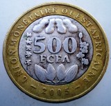 2.102 AFRICA DE VEST WEST AFRICAN STATES FCFA 500 FRANCS FRANCI 2005 BIMETAL
