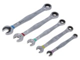 Set chei combinate WERA cu piedică 5 buc - 8mm, 10mm, 13mm, 17mm, 19mm