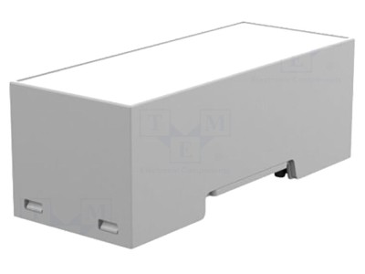 Carcasă pentru șină DIN gri, 2 module foto