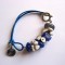 Bratara agate si howlite , bratara femei, 27807