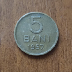 5 bani 1957, RPR / România