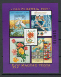 Ungaria 1989 Mi bl 207 - Pro Filatelia, Nestampilat