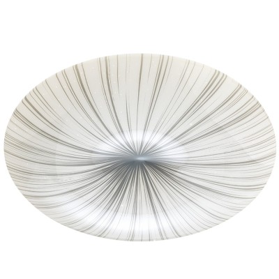 Plafoniera LED Hipno 05-886, 36W, lumina neutra, alb + gri, moderna foto