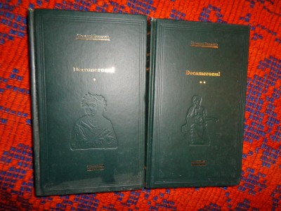 Decameronul - Giovanni Boccaccio ( 2 volume , biblioteca adevarul )/ foto