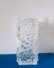 Vază colecție, cristal clar suflat manual &icirc;n mulaj - design Josef Schott, Smalandshyttan Suedia