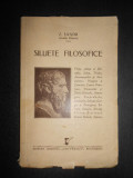 Z. Sandu (Nicolae Regman) - Siluete filosofice (1933, prima editie)