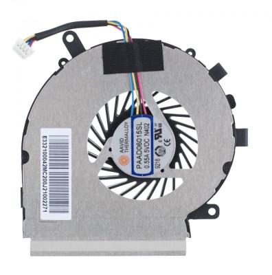 Cooler procesor Laptop, MSI GF72, 7RD, 7RE, 8RE, MS-1799, MS-179E, PAAD06015SL, N402, N366, 5V, 0.55A, 4 pini, CPU foto