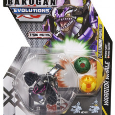 Set 3 jucarii - Bakugan Evolutions S4 - Platinum Powerup - Warrior Whale, Nano Fury si Nano Sledge | Spin Master