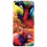 Husa silicon pentru Huawei Y5 2018, Oil Painting Colorful Strokes