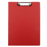 Clipboard A5 DACO Dublu, Rosu, Material Plastic, Clipboarduri Duble, Clipboard Documente, Accesorii Documente, Suporturi de Scris, Suport de Scris, Cl