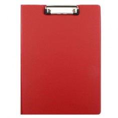 Clipboard A5 DACO Dublu, Rosu, Material Plastic, Clipboarduri Duble, Clipboard Documente, Accesorii Documente, Suporturi de Scris, Suport de Scris, Cl foto