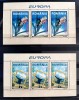 ROMANIA - Europa 2003 - Arta afisului - Blocuri de 3 marci MNH - LP 1611 a, Nestampilat