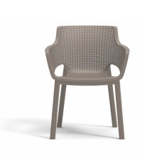 Scaun de grădină din plastic Eva, model cappuccino