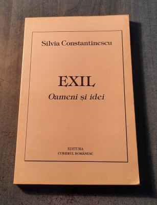 Exil oameni si idei Silvia Constantinescu cu autograf foto