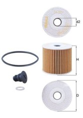 MAHLE OX 1077D Filtru ulei foto