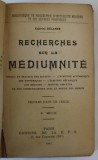 RECHERCHES SUR LA MEDIUMNITE par GABRIEL DELANNE , FIGURES DANS LE TEXTE , 1923
