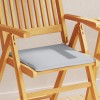 Gossi perna scaun de gradina, 4 buc., gri deschis, 45x45x2 cm, patrat
