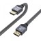 Cablu Video WZK Ultraboost, HDMI - HDMI, 8K, 2m, Gri WHDMI-20