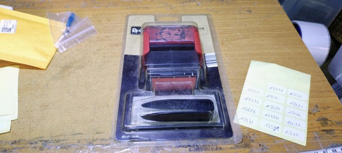 Stampila personalizabila cu peste 300 caractere #A7227han