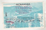 bnk cp Carte postala QSL - Sinaia - Cota 1400
