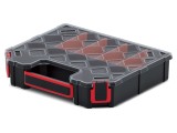 Container colectiv cu partiții neagră joasă 284x243x60mm KISTENBERG TAGER 30
