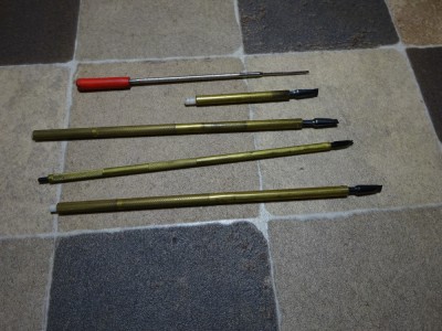 Pensete metalice vintage SCREW STARTERS HJJ CO. Los Gatos /set 5 bucati foto