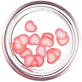 Cumpara ieftin Fimo Nail Art - inimi tăiate de culoare alb-roz, INGINAILS