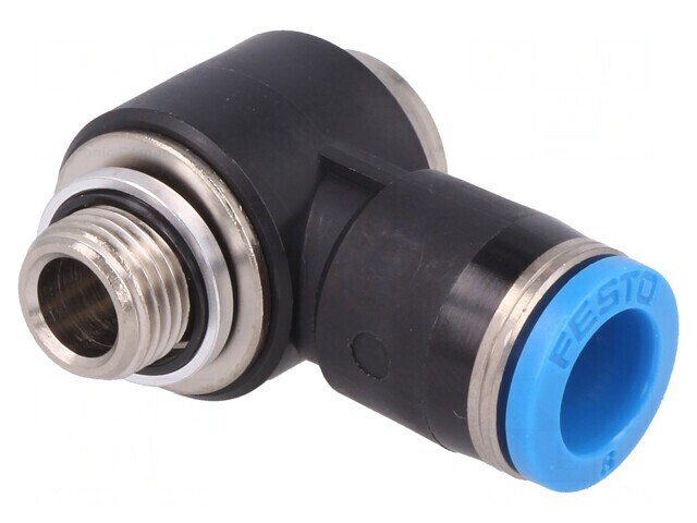 Racord Push-in Filetat 90&deg; 0,95-6 bar