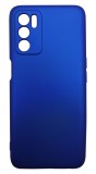 Husa din silicon, silk touch si catifea pentru Oppo A16, Albastru inchis, Oem