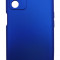 Husa din silicon, silk touch si catifea pentru Oppo A16, Albastru inchis