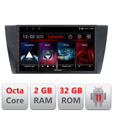 Navigatie dedicata BMW Seria 3 E90 D-095 Lenovo Octa Core cu Android Radio Bluetooth Internet GPS WIFI DSP 2+32 GB 4G KIT-095+E CarStore Technology foto