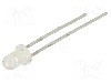 Dioda LED, 3mm, albastru, 400...800mcd, 20mA, 3,4...4V, EVERLIGHT - 204-10SUBC/S400-A4