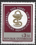 B1425 - Austria 1968 - Medicina,neuzat perfecta stare, Nestampilat