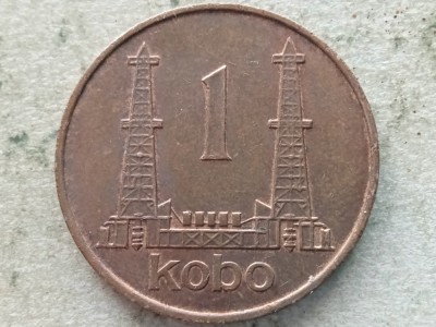 NIGERIA-1 KOBO 1973 foto