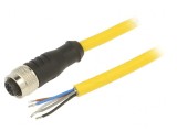 Cablu Conectare M12 5PIN Drept 250VAC 4A PVC IP68