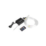 Cumpara ieftin Kit fibra optica LED RGB+W plafon instelat cu efect meteorit (Stea Cazatoare) 450fire ,3m 12V Cod: HH-45013