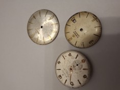 Lot cadrane ceas vintage- Atlantic Webmaster&amp; Tissot- colectie, piese